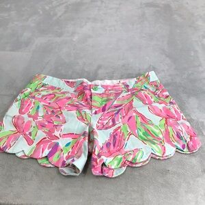 Lilly Pulitzer The Buttercup Shorts In The Vias  Size 8